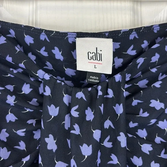 Cabi purple floral island skirt set sz lg - Picture 10 of 11